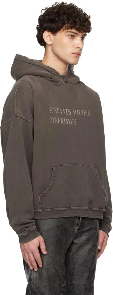 Enfants Riches Deprimes Gray Classic Logo Hoodie 2