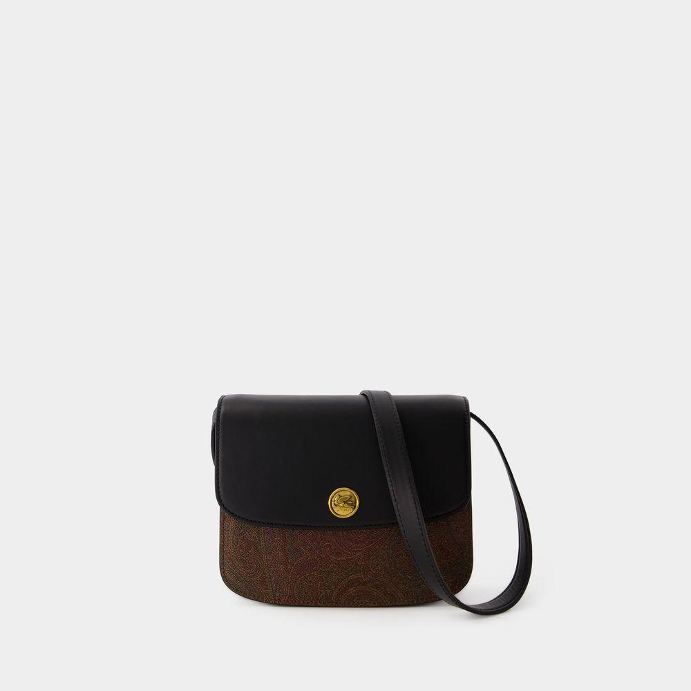 【関税込み】Tracolla Crossbody - Etro - Leather - Black ETRO TRACOLLA CROSSBODY - Crossbody Bags - Compare Prices
