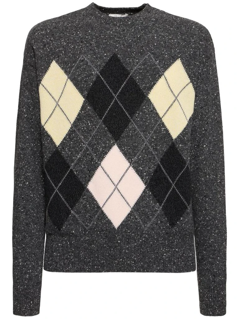The Row Pincer Argyle Cashmere Sweater 1