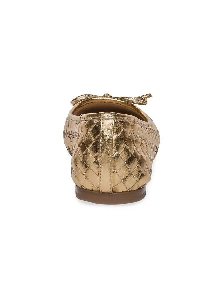 Bernardo Gwynn Woven Leather Ballet Flats 5