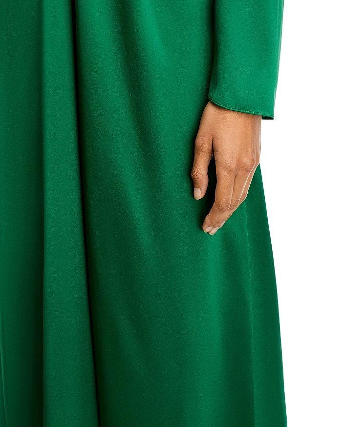 slim fit dress slacks Rosetta Getty | Zip Up Turtleneck Dress - Garden Florals | L