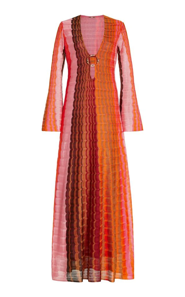 Alexis Alexis - Vibe Knit Maxi Dress - Orange - XS - Moda Operandi 1