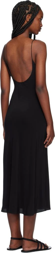Matteau Black Low Back Slip Dress 3