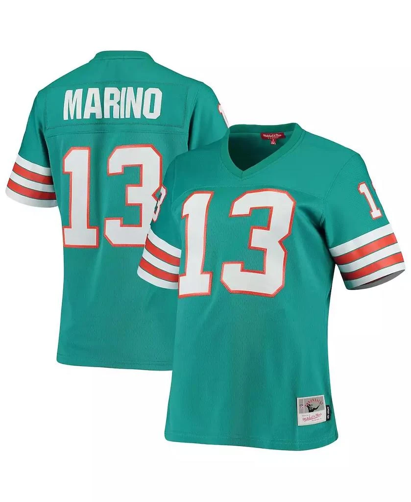 Mitchell and Ness Women's Dan Marino Aqua Miami Dolphins 1984 Legacy Replica Jersey 1