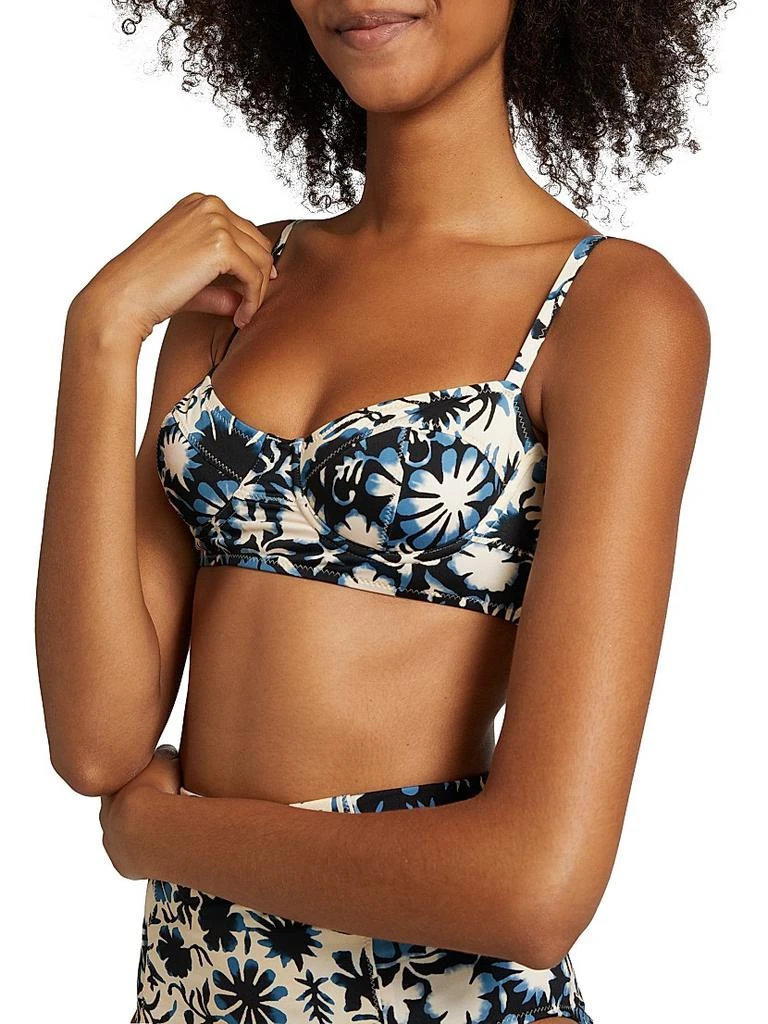 Ulla Johnson Zahara Floral Bikini Top 5