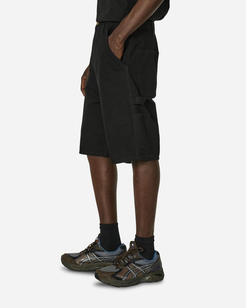 Carhartt WIP Single Knee Shorts Black (Rinsed) - Pants Carhartt WIP Single Knee Shorts Black (Rinsed) - Pants
