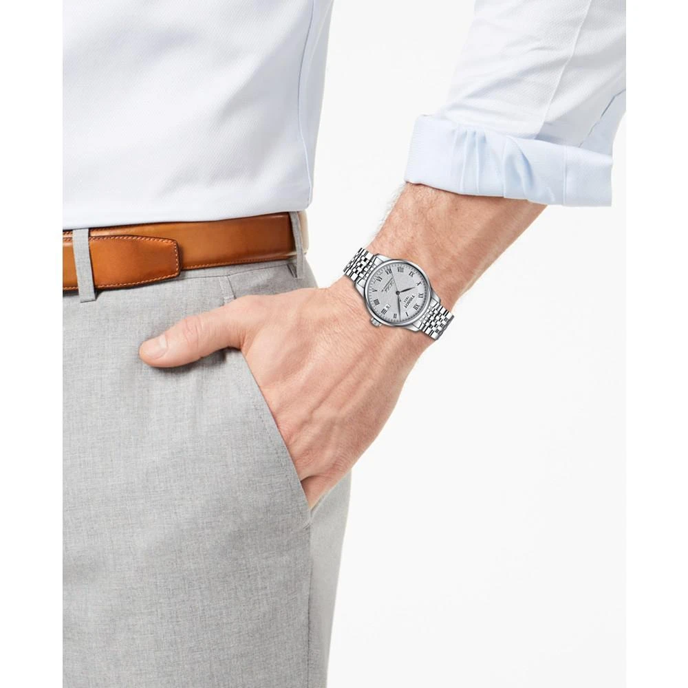 Tissot Men's Swiss Le Locle Stainless Steel Bracelet Watch 39mm 2