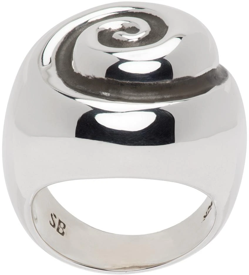 Sophie Buhai Silver Small Nautilus Ring 1
