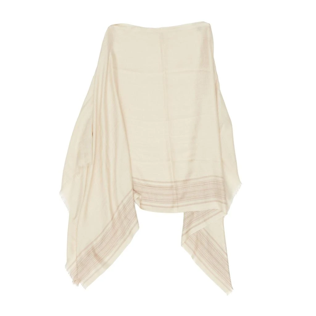 Loro Piana Loro Piana Striped Detail Scarf 2