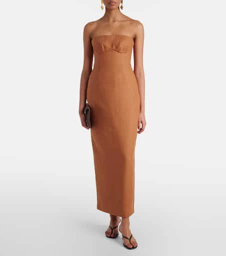 SIR. Evalita linen maxi dress 2