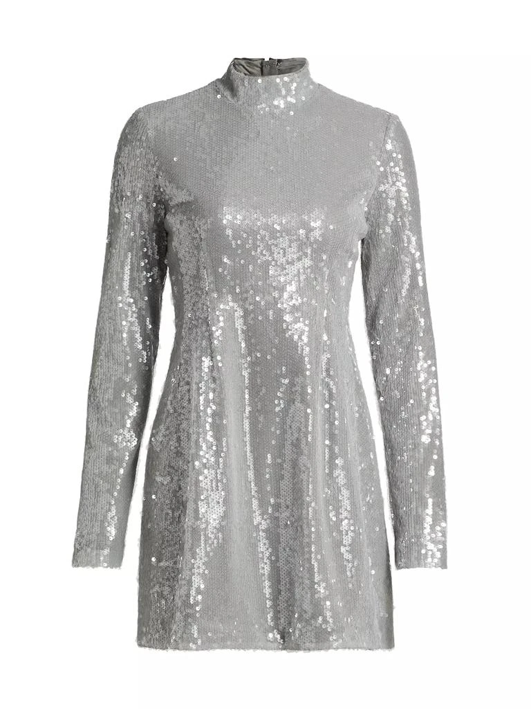 Nicholas the Label Daphne Sequin Long-Sleeve Minidress 1