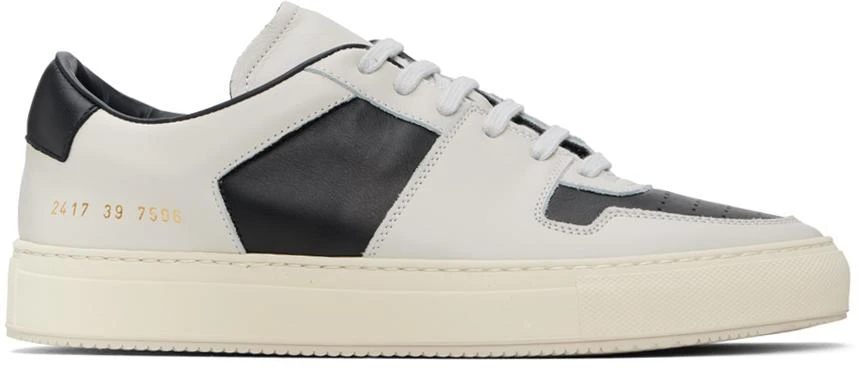 Common Projects Black & Off-White Decades Sneakers 1