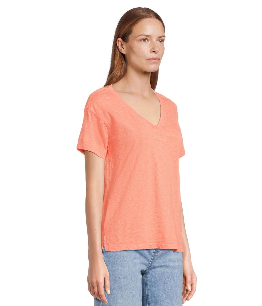 Mod-o-doc Short Sleeve V-Neck Boxy Tee