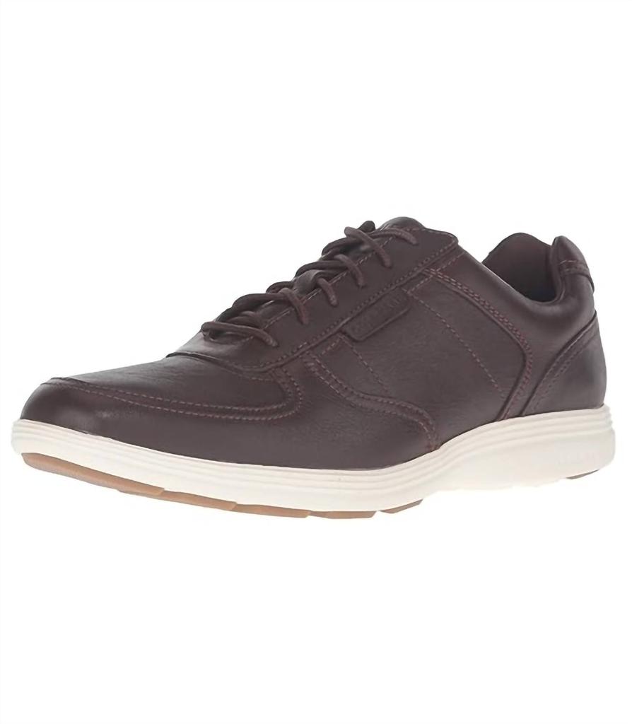 Cole Haan Men's Grand Tour Sport Oxford Shoes In Chestnut Leather/ivory