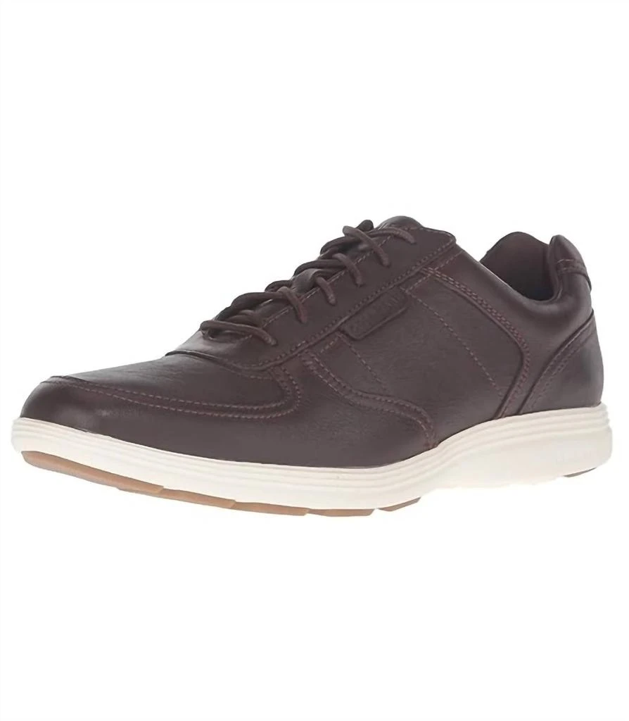 Cole Haan Men's Grand Tour Sport Oxford Shoes In Chestnut Leather/ivory 2