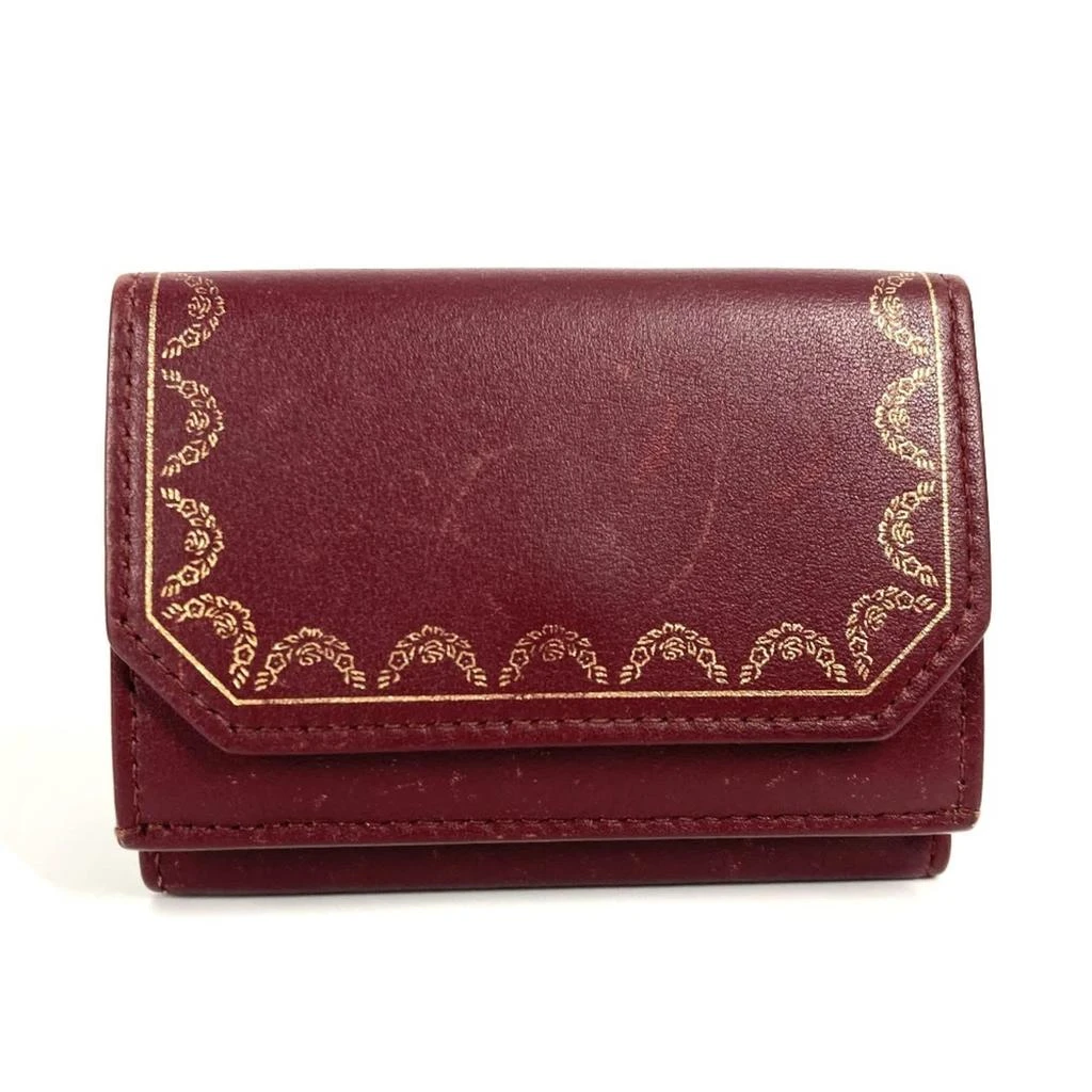 Cartier Cartier Leather Wallet (Tri-Fold) (Pre-Owned)