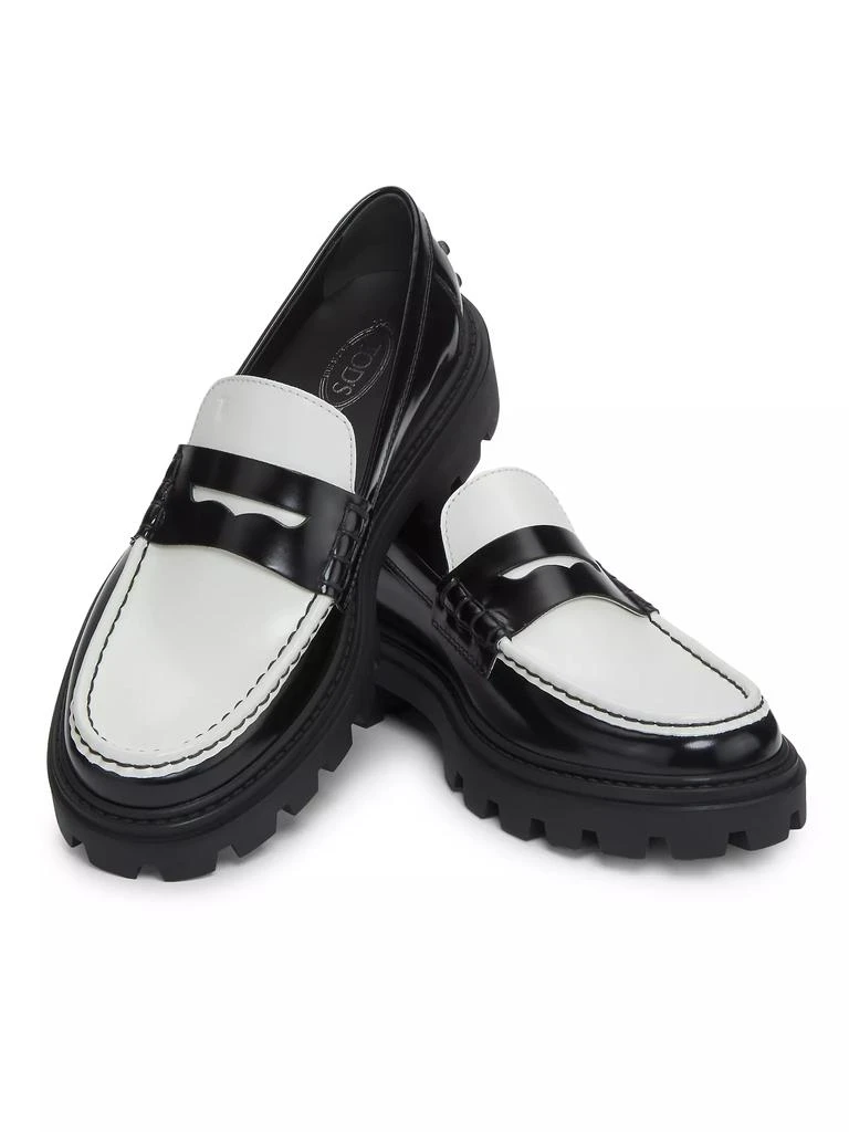Tod's Gomma Pesante Penny Loafers 6
