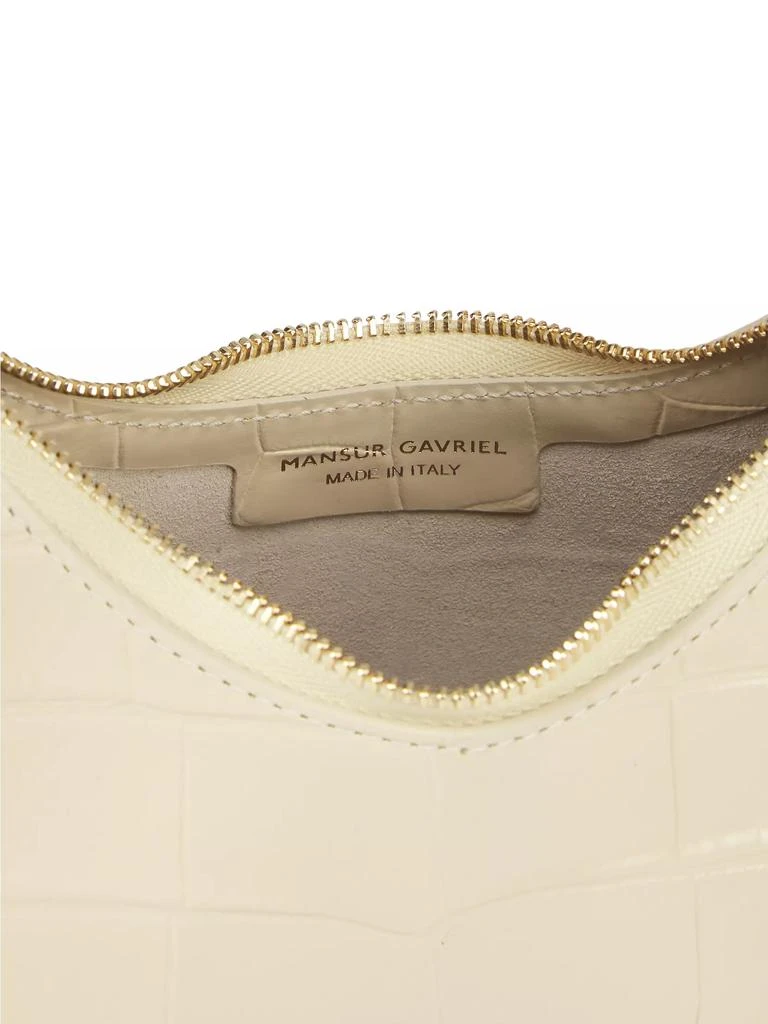 Mansur Gavriel Mini Candy Crocodile-Embossed Leather Shoulder Bag 4