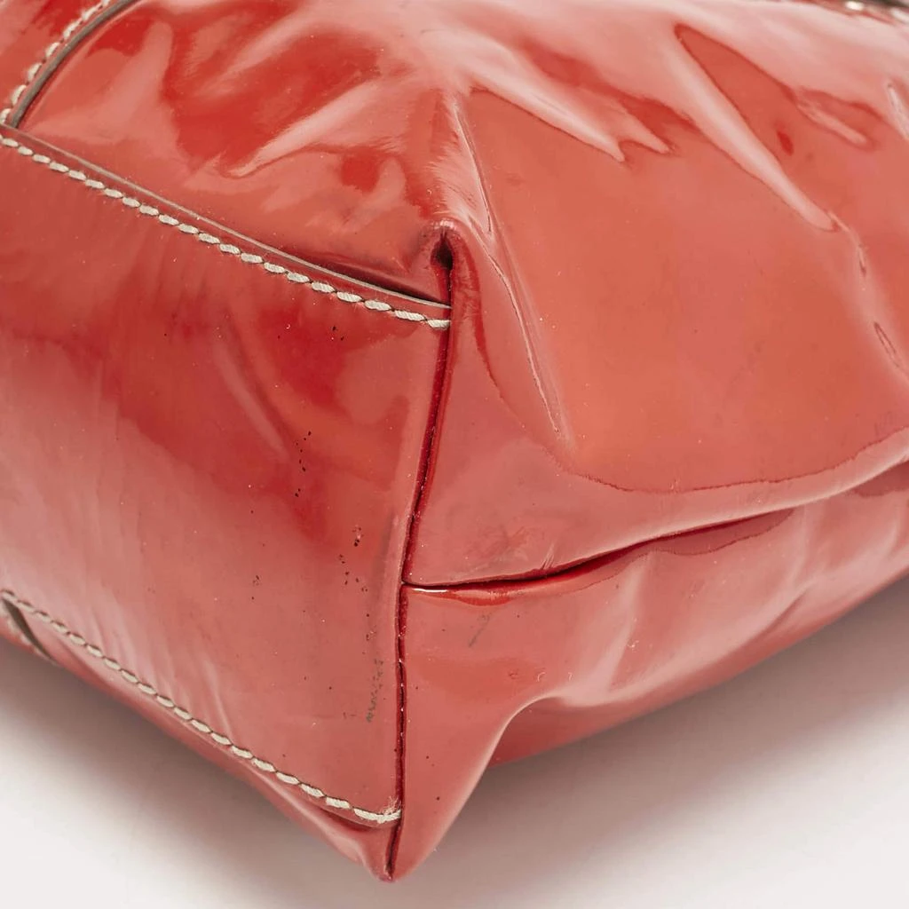 Dolce & Gabbana D&G Red Patent Leather Estelle Tote 15