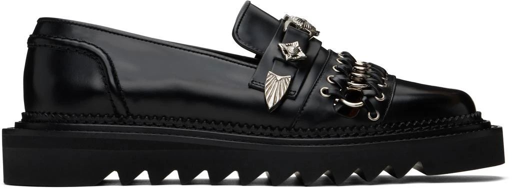 Toga Virilis Black O-Ring Loafers 1
