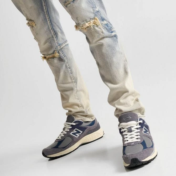 Smoke Rise Men's Smoke Rise Slim Ripped Denim Jeans 6