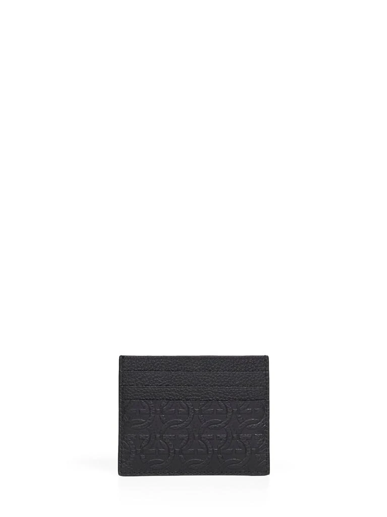 Salvatore Ferragamo FERRAGAMO | Black Gancini credit card holder | Man | PZ 3