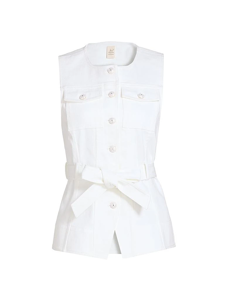 Cinq à Sept Reenee Tie-Waist Denim Vest