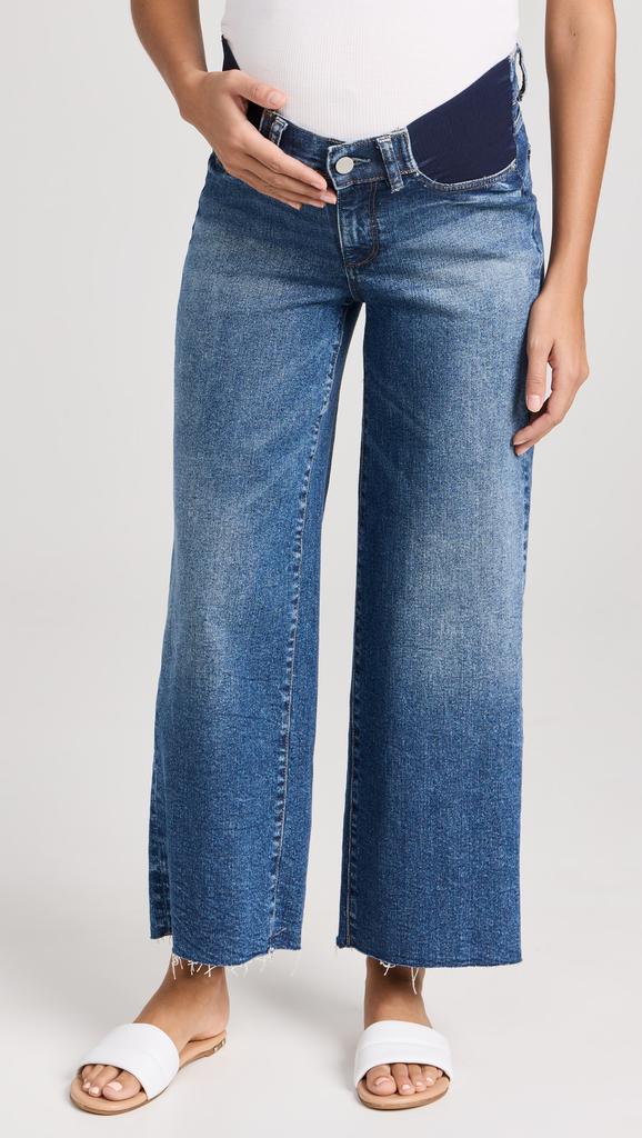 DL1961 Hepburn Maternity Wide Leg Jeans