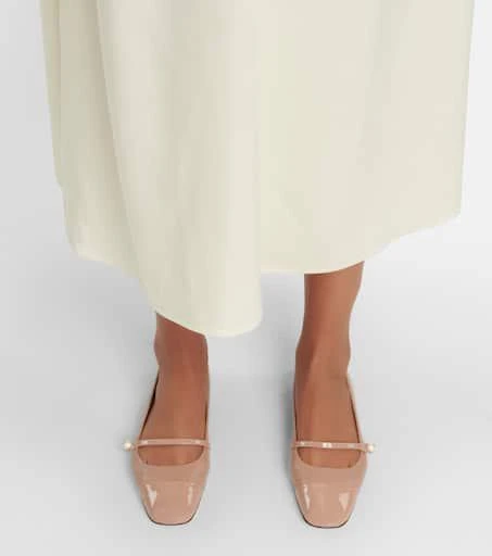Jimmy Choo Elisa leather ballet flats 4