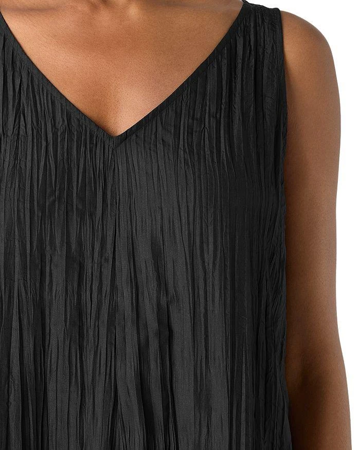 Eileen Fisher Crushed Silk Midi Dress 2