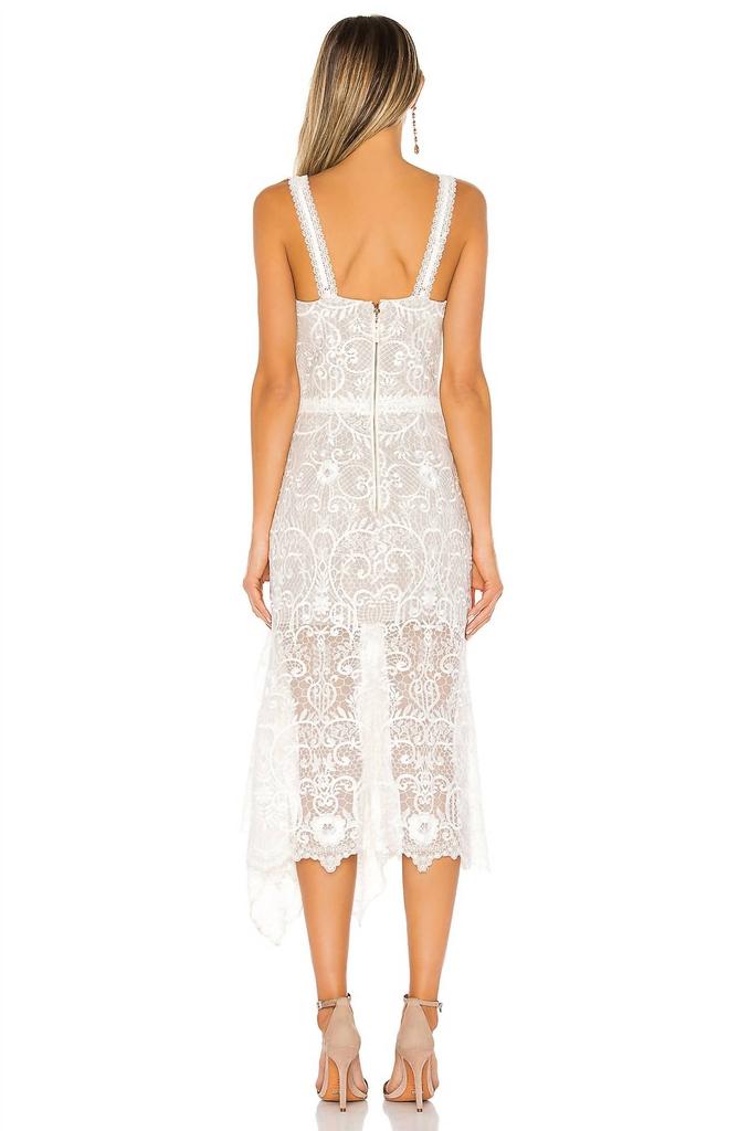 BRONX AND BANCO Bronx And Banco - Tiffany Blanc Midi Dress
