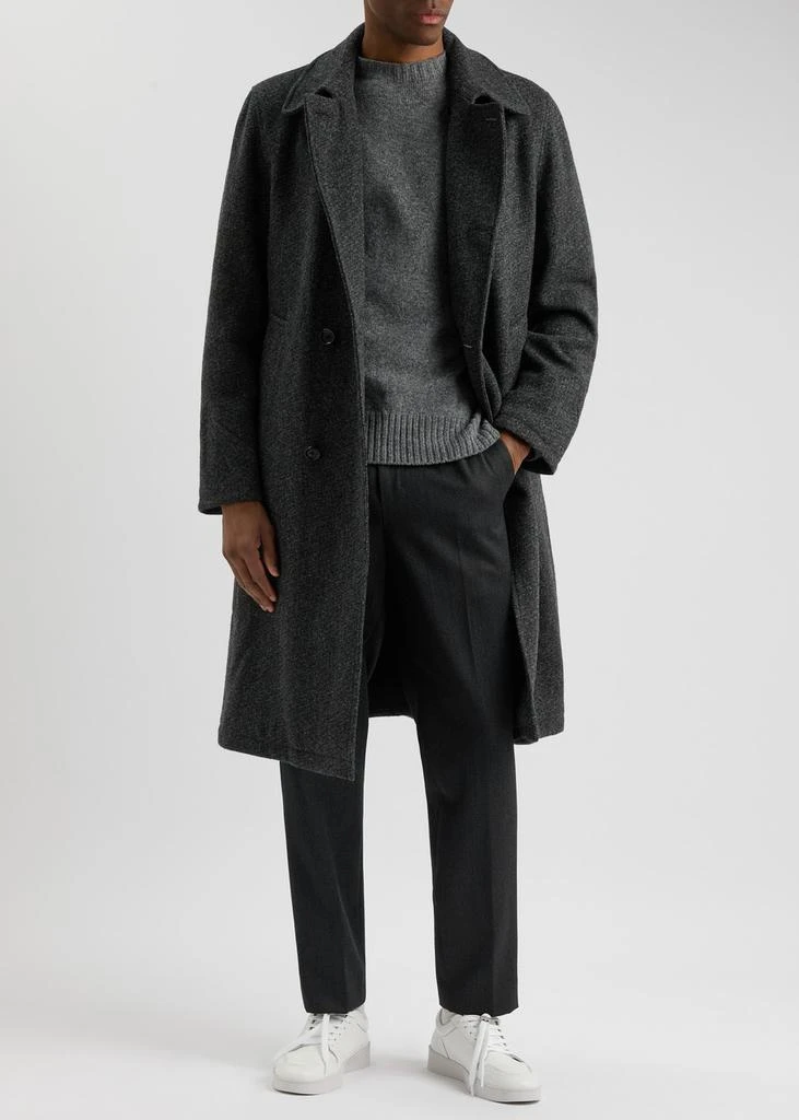 Oliver Spencer Big double-breasted wool coat 4