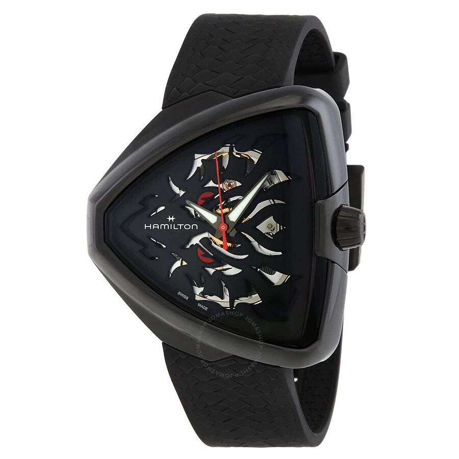 Hamilton Ventura Elvis80 Skeleton Dragon Automatic Black Dial Watch H24535332 1