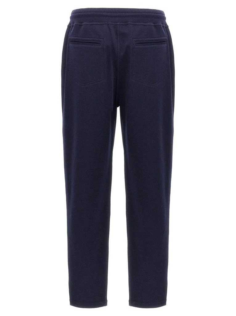Brunello Cucinelli Tailored Black Joggers With Adjustable Waist 2