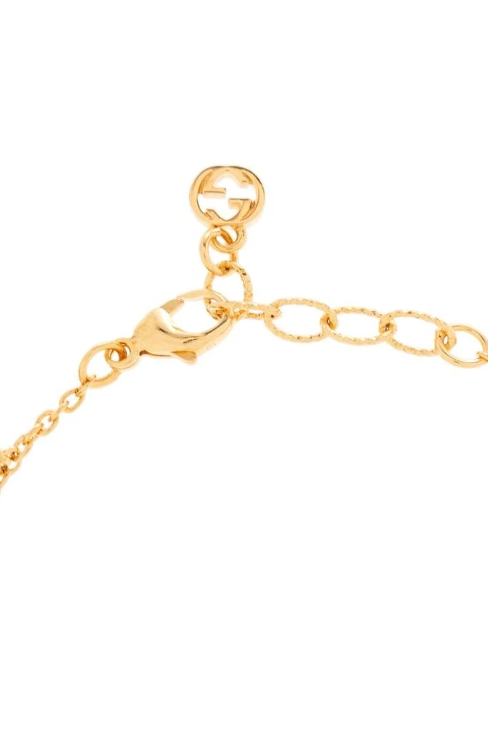 Gucci Gucci Logo Charms Bee Embellished Bracelet 3