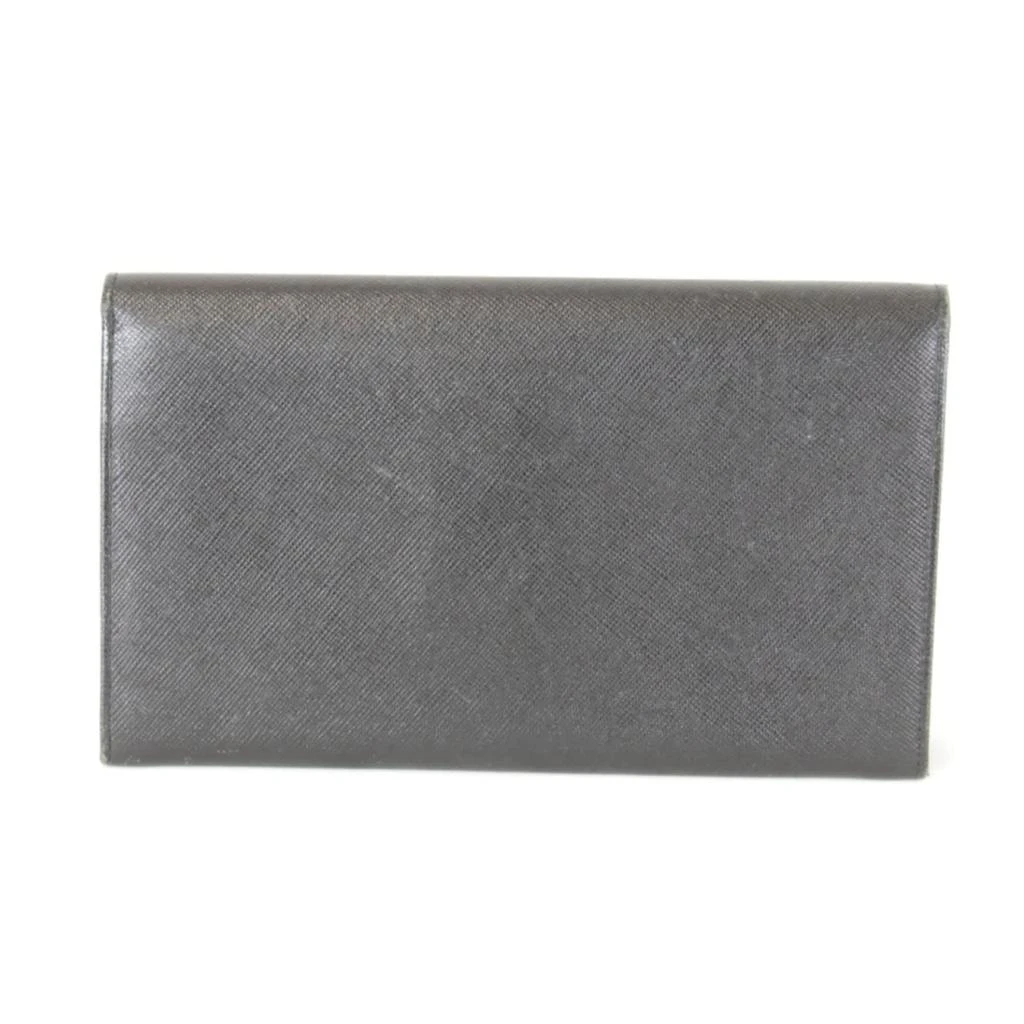 Prada Leather Long Wallet (Bi-Fold) (Pre-Owned) 2