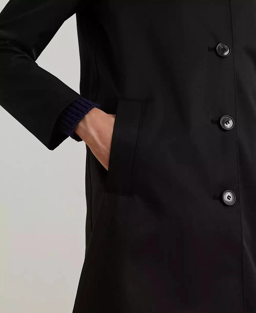 Ralph Lauren Womens Hooded A-Line Raincoat 4