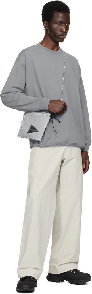 DAIWA PIER39 Gray Tech Crew Neck T-shirt 4