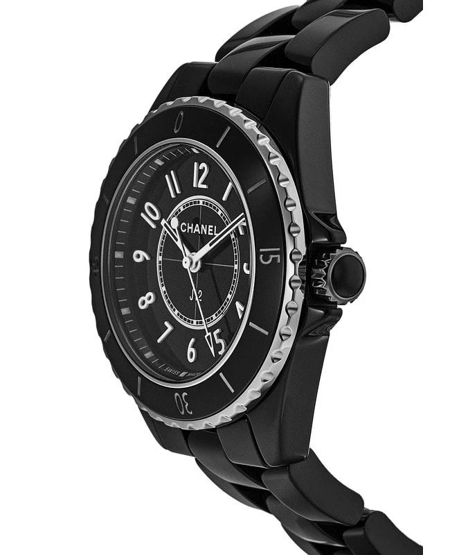 Chanel Chanel J12 33mm Black Ceramic Women's Watch H5695 3