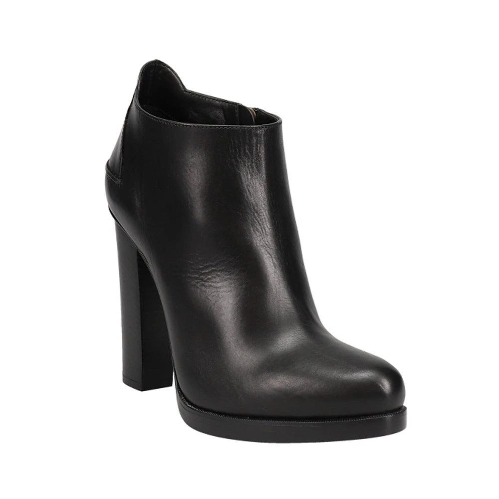 Lucchese Smooth Calf Round Toe Booties 2