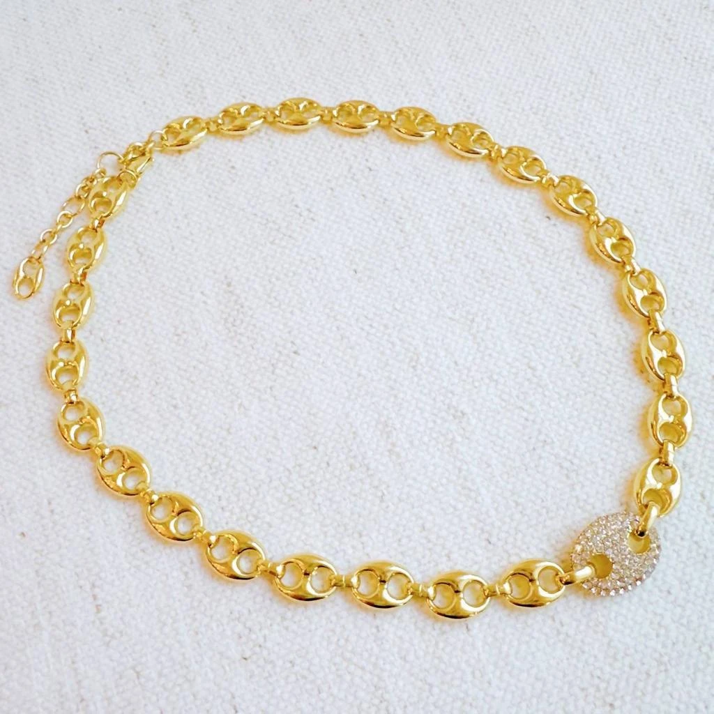 Ellison+Young Ellison+Young - Women's Pavé Horse Bit Chain Necklace