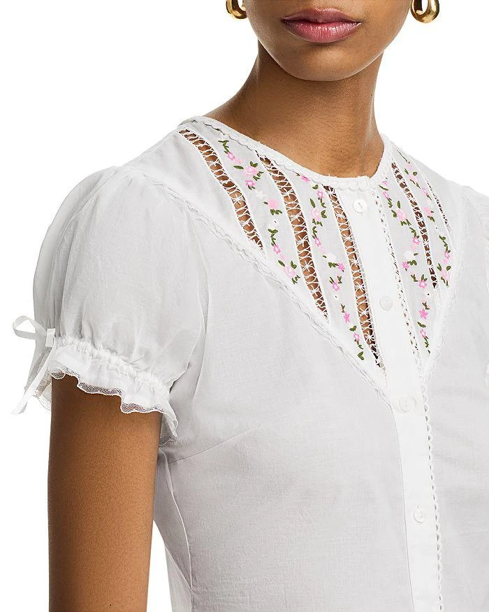 Danielle Guizio Bina Lace Babydoll Dress 3