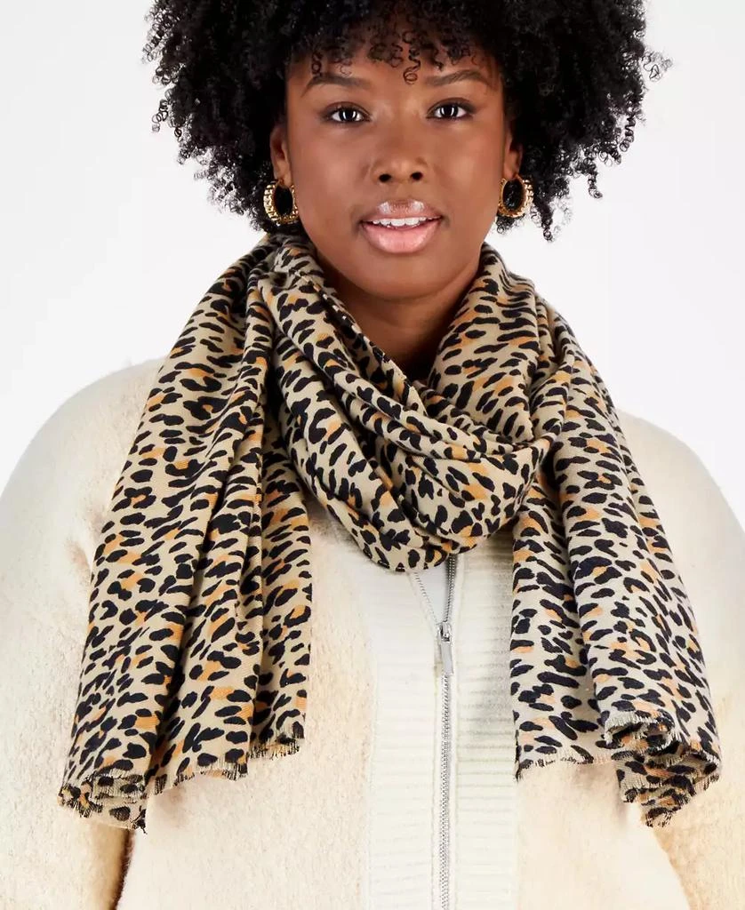 On 34th Women's Leopard-Print Scarf, Created for Macy's 1