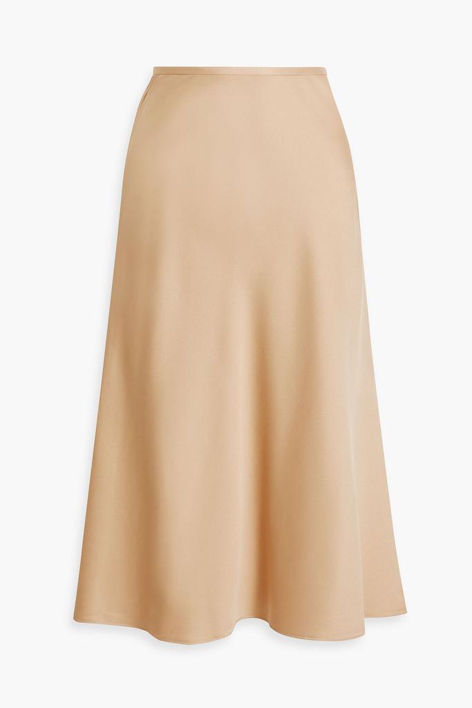IRIS & INK Margot satin-crepe midi skirt