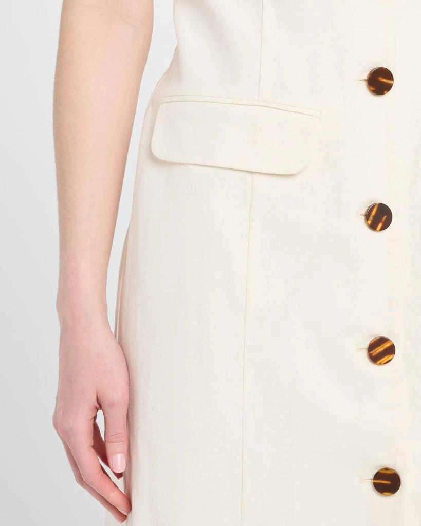 SIMONMILLER Zapata Linen-Blend Midi Dress 6