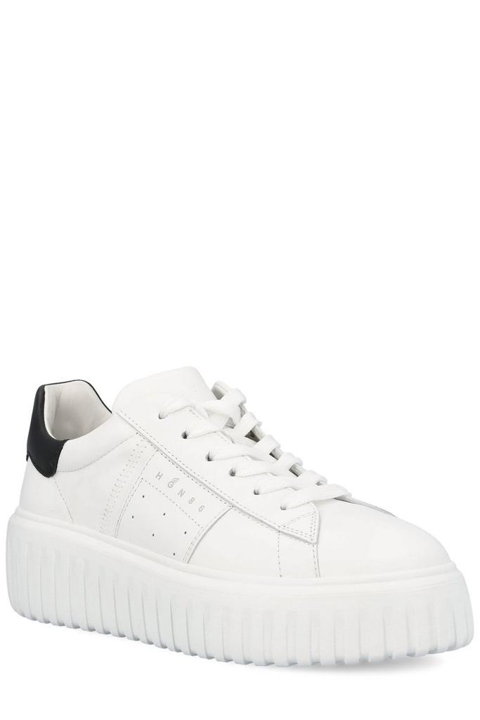 hogan Hogan Round-Toe Lace-Up Sneakers