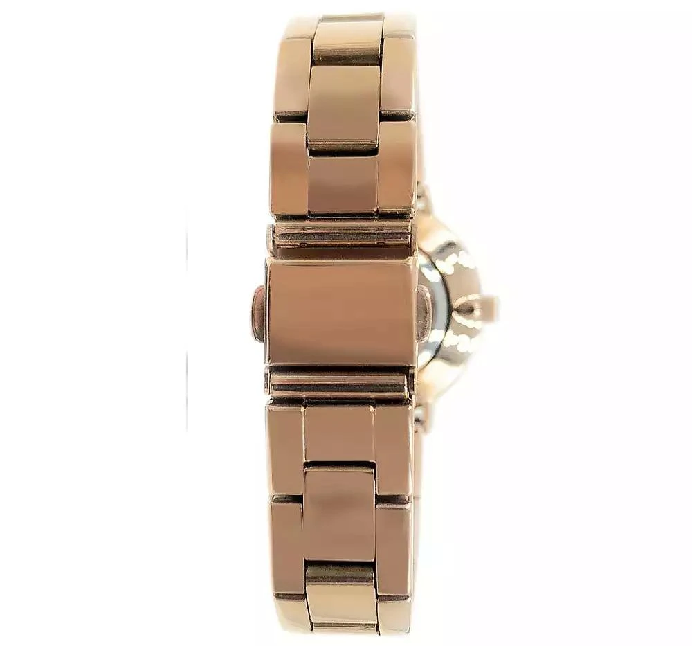Peugeot Women Rose Gold Watch 30mm Sleek Stainless Steel Bracelet 3