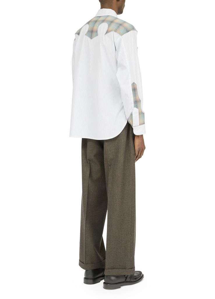 MAISON MARGIELA Pendleton yoke pinstripe shirt 5