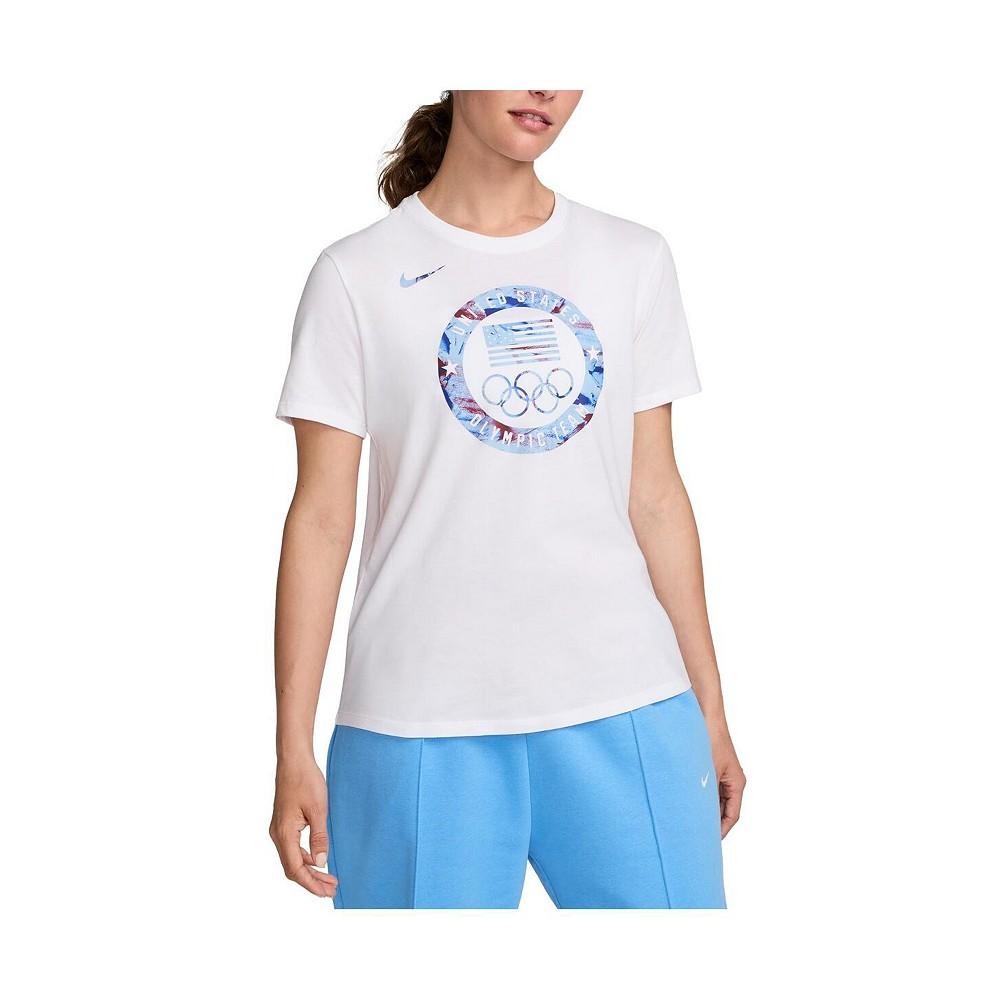 Nike Women's White Team USA Puck Club T-Shirt