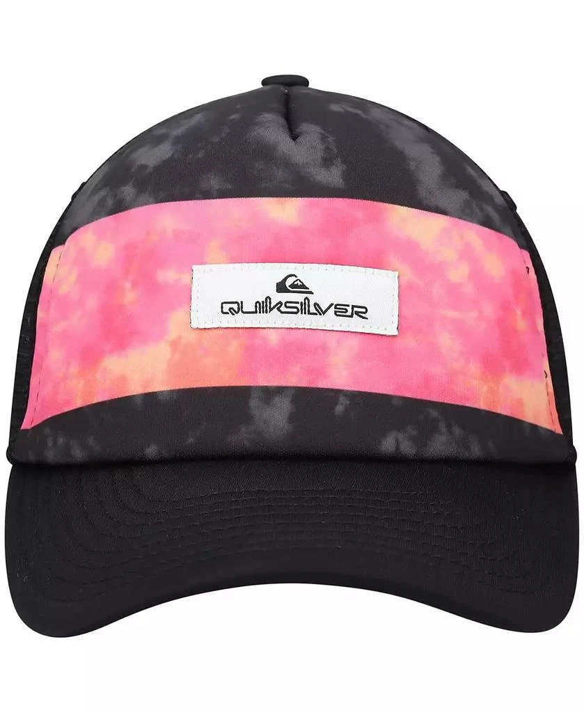 Quiksilver Men's Black Pidgeon Chicken Trucker Snapback Hat 3